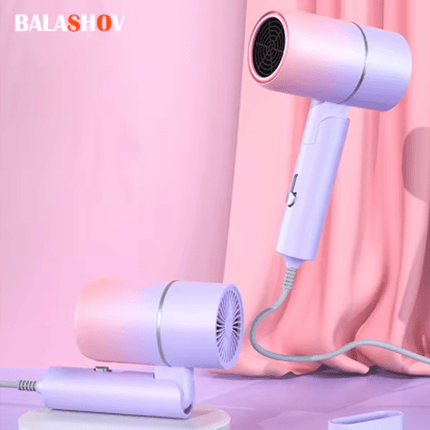 Foldable Hair Dryer – Ombre Pink, Home Essentials