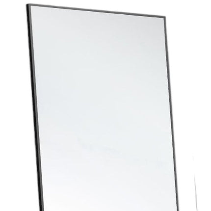 59" Black Metal Framed Standing Mirror