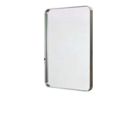 50" Off White Metal Framed Bathroom Vanity Mirror