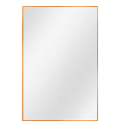 38" Gold Metal Framed Bathroom Vanity Mirror