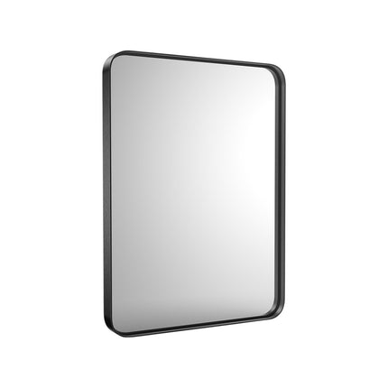 39" Black Metal Framed Bathroom Vanity Mirror