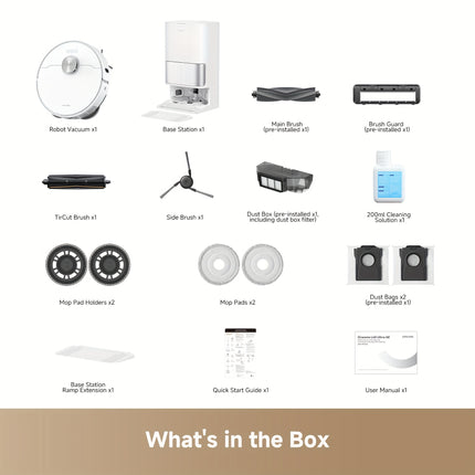 Dreame L40 Ultra AE Robot Vacuum Cleaner with Vormax Suction System 19, 000 Pa