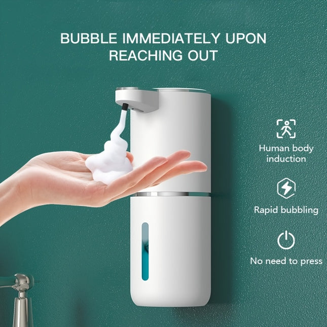 380ml Automatic Sensor Soap Dispenser | Wall Mount, Charging, Lithium Battery, Made of Plastic
