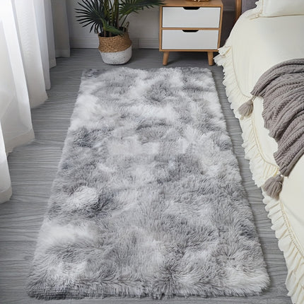 A Plush Carpet, Fluffy for The Bedroom, Rectangular Bedside Rug, Suitable for Living Rooms, Bedrooms
