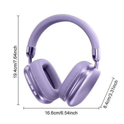 Wireless noise cancelling stereo headphones with built-in high-definition microphone, high fidelity