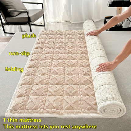 A soft and thin mattress that allows you to sleep comfortably anywhere. Camping, guest room, bedroom,