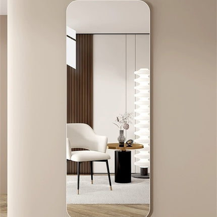 56" Silver Frameless Full Length Hanging Mirror