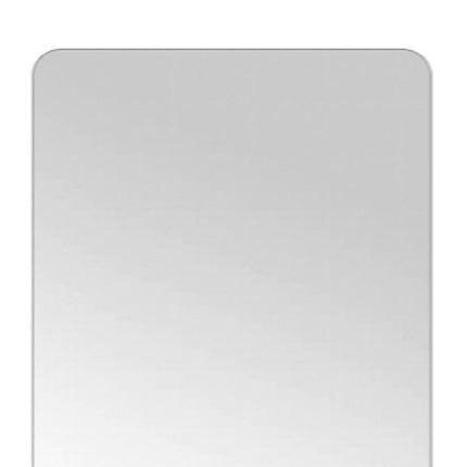 56" Silver Frameless Full Length Hanging Mirror