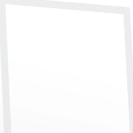 Silver Lighted Frameless Standing Mirror