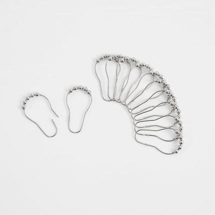 72" Blush And Silver Abstract Shower Curtain