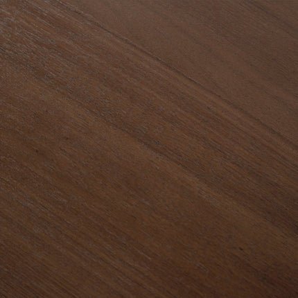 86" Walnut Wood Double Pedestal Base Oval Dining Table
