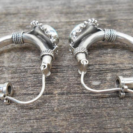 Bohemian Vintage Turquoise Earrings For European And American Ladies