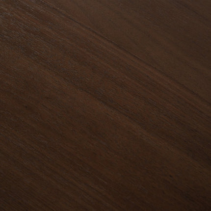 79" Walnut Wood Double Pedestal Base Oval Dining Table