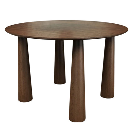 79" Walnut Solid Wood Oval Dining Table