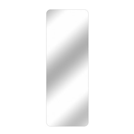 55" Silver Square Frameless Full Length Hanging Mirror