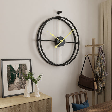 Fashion iron wall clock