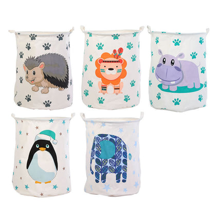 Large cartoon foldable Laundry Storage Basket Clothes Toy Organizer