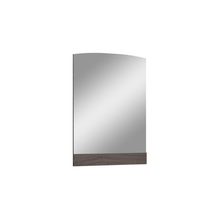 47" Chestnut Wall Mounted And Dresser Mount Frameless Dresser Mirror