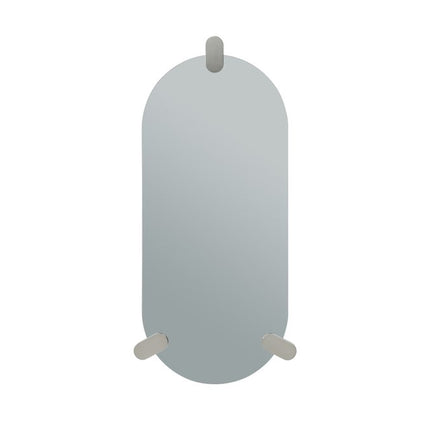 43" Clear Oval Frameless Accent Mirror