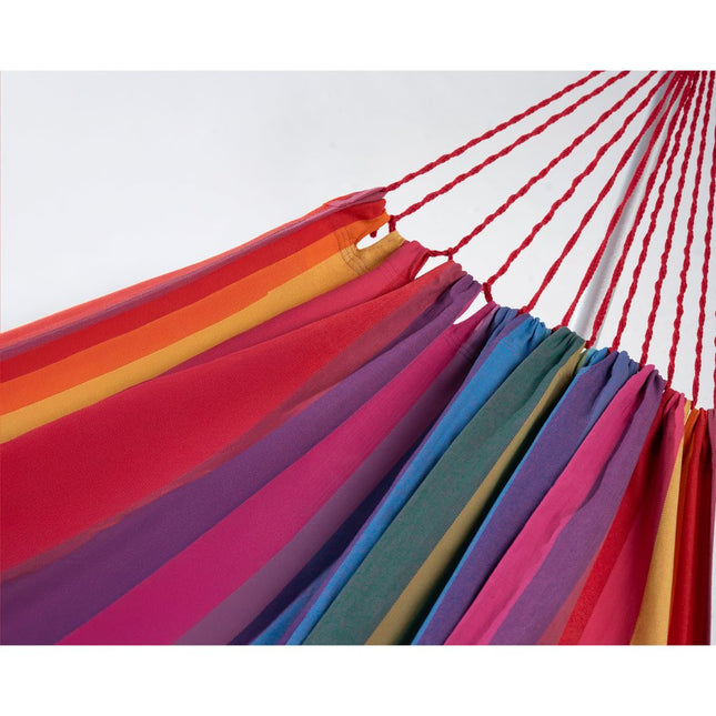 Pink Lavender Striped Single Spreader Bar Hammock