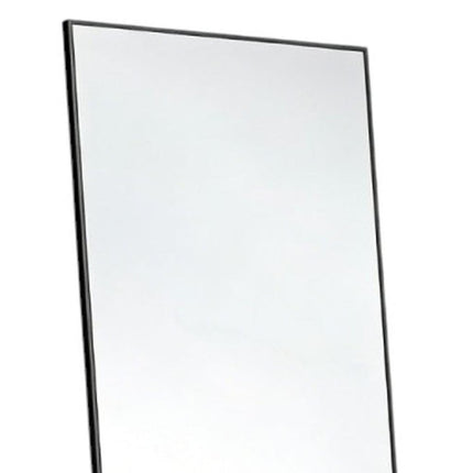 70" Black Aluminum Freestanding Framed Full Length Mirror