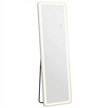 64" Clear Freestanding Frameless Full Length Mirror