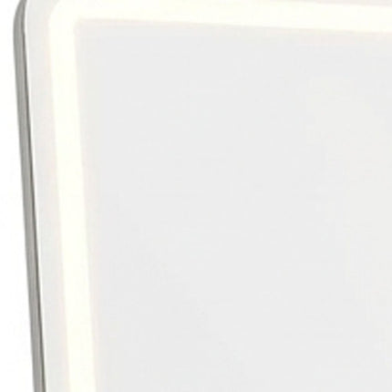 64" Lighted Wall Mount Leaning Or Freestanding Frameless Full Length Mirror