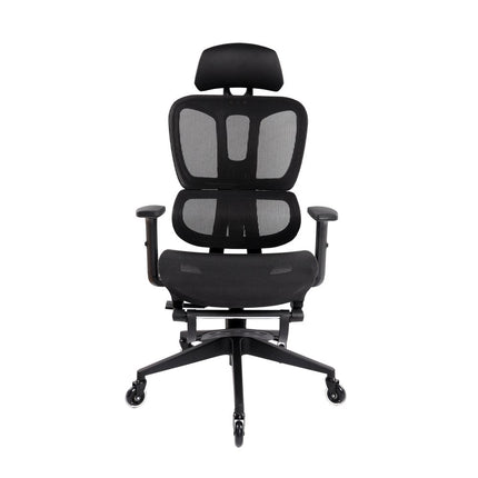 Black Adjustable Height Swivel Rolling Office Chair
