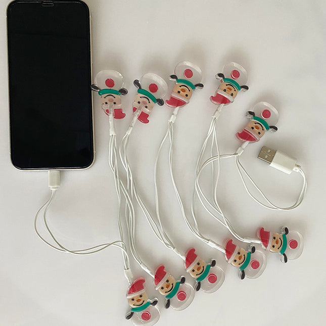 Christmas Fashion Decoration Charging LED Colorful Lights