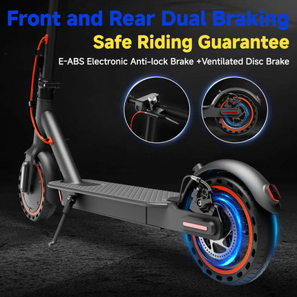 S3 Adult Electric Scooter, Adult 350W Electric Scooter: Reach 20KM/H Effortlessly,