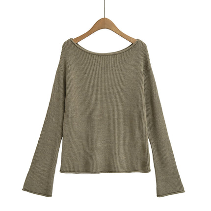One shoulder top sweater