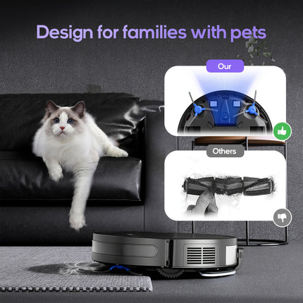 Robot Vacuum Cleaner, 4000pa Max Power Suction, Scheduled Cleaning, Automatic Recharge