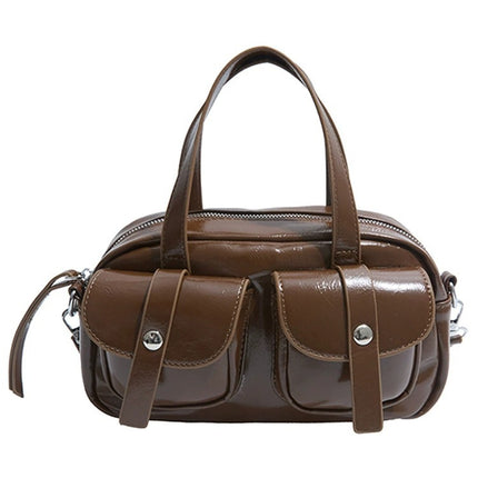 Large Capacity Women's Fashion Shoulder Messenger Portable Boston Bag