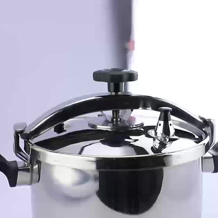 5L-13L Heavy-Duty Stainless Steel Pressure Cooker with Crossbar Safety Lock & High Quality Rotary Knob