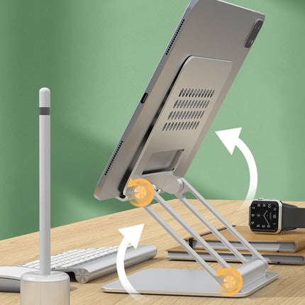 Tablet PC Stand Aluminum Alloy Folding Desktop Lazy Base