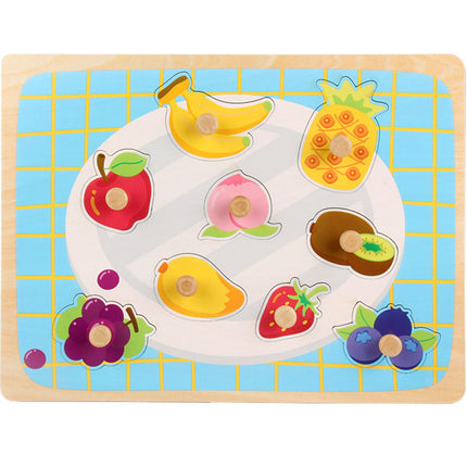 Children's wooden puzzle educational toys