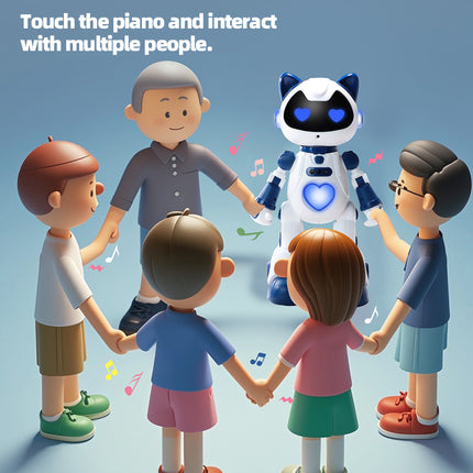 Intelligent Programming Gesture Induction Robot Spray Cool Breathing Lamp Children's Toys