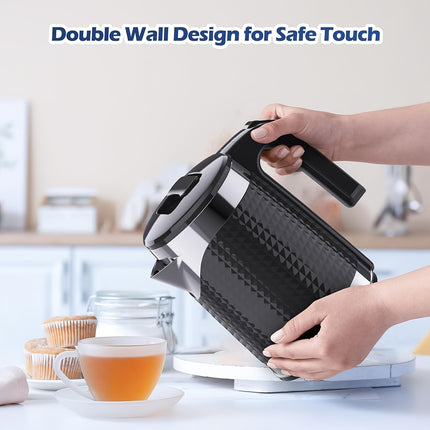 Kettle Stainless Steel Tea Kettle with Auto Shut-Off & Boil Dry Protection,