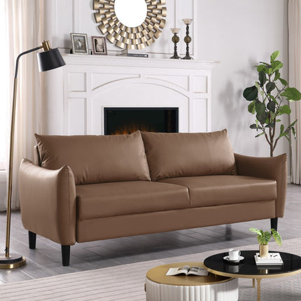 Sofa  Medieval Modern Style, Curly Armrests, Deep Seat Design, Fluffy and Comfortable