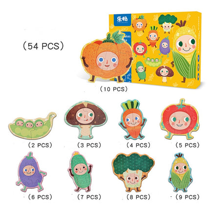 Wooden jigsaw puzzle