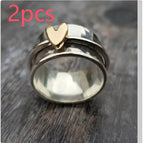 Silver 2pcs / No 10 / Alloy