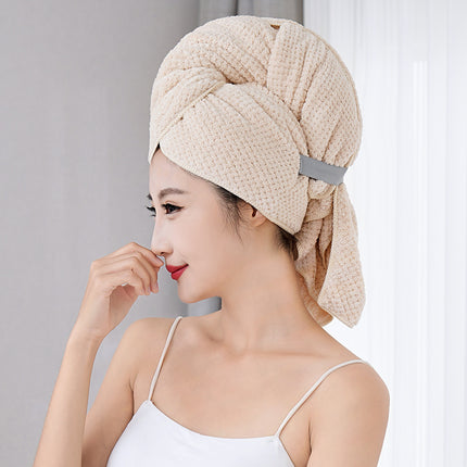Coral Fleece Quick-drying Water-absorbing And Hair Drying Towel