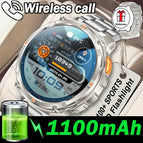 (Watch)~Silvery - Steel Strap