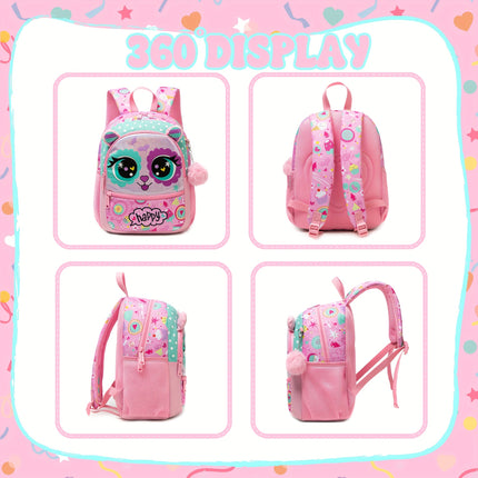 1pc Cute Animal Backpack for Girls | Aesthetic School Backpack with Adjustable Strap