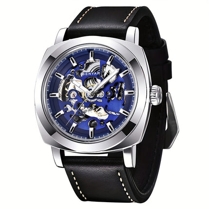 Men'S Watch Youth Model/Freshman Student Automatic Mechanical Hollow Glow-in-the-Dark Fashion