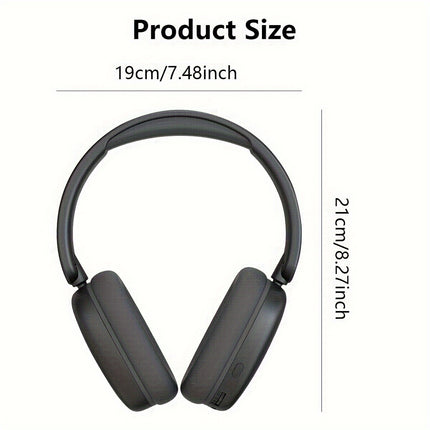P9S Portable Wireless Ear Headphones, HD Stereo Sound, Wireless Headphones With Mic,