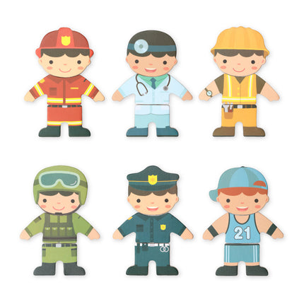 Wooden Children's Puzzle Dress Up Puzzle