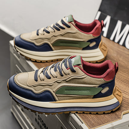 Men's & Unisex Korean-Style Low-Top Sneakers  Upper & PVC Sole, Breathable Running Shoes