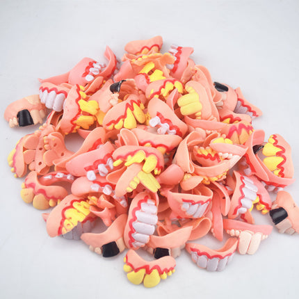 Fashion Simple Halloween Weird Fake Teeth Toys