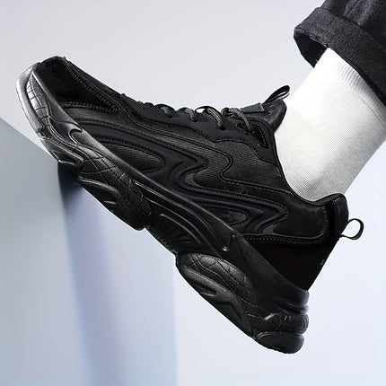 Men's Casual Athletic Sneakers - Lightweight, Breathable Running Shoes with Soft PU Sole